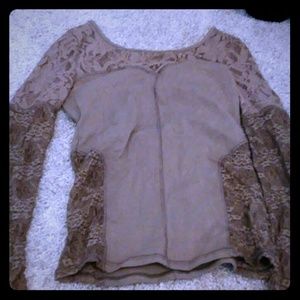 Free people lacy shirt xs